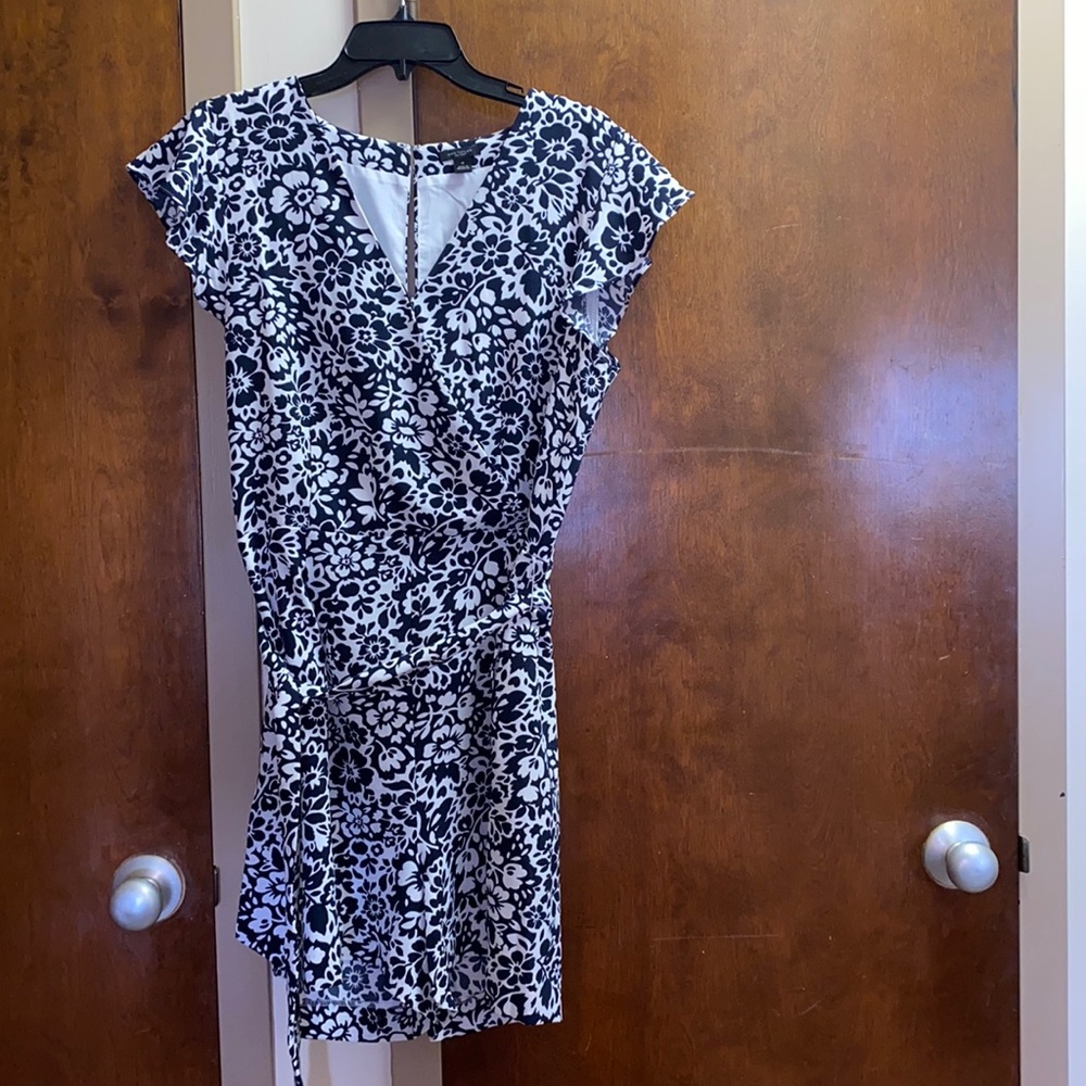 One jumpsuit black and white